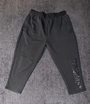 Gymshark Black Tapered Track Joggers with Side Logo thumbnail 1