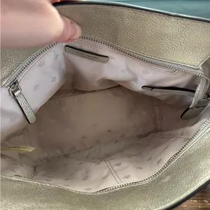 2 piece! Kate Spade Metallic Jackson Leather Medium Satchel Crossbody AND Wallet thumbnail 14