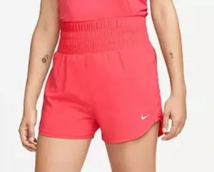 Nike One Training Running Lined Activewear Shorts Coral Pink Large thumbnail 1