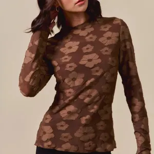 SO ME Stretched Jacquard Casual Tops‎ with Thumb Opening thumbnail 7