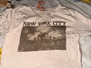 Graphic crop top Tan Size XS thumbnail 1