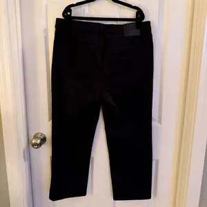 Express Black Jeans Denim Straight Ankle Mid Rise 10 Short / 10S thumbnail 4