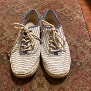 UGG Australia Shoes Womens 8 Eyan Stripe Casual Low Sneakers 1007570 Blue thumbnail 2