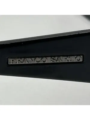 Franco Sarto Black Oversized Sunglasses with Purple Gradient Lenses thumbnail 7