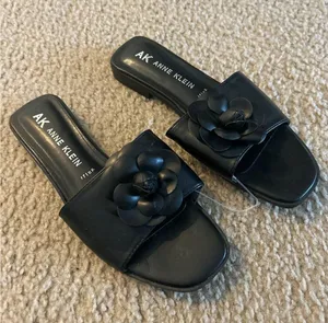 C229 Anne Klein sandals black 7.5m thumbnail 1