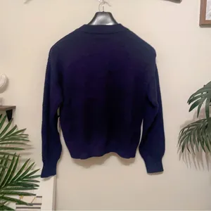 Lost + Wander Sweet Bouquet Pullover Sweater Navy Floral Size Small NWT thumbnail 5