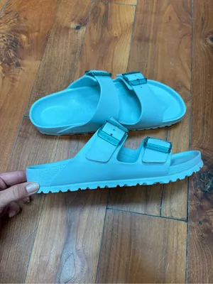 Birkenstock Women's Arizona Stealth Buckle EVA Sandals in Surf Green 39 thumbnail 8