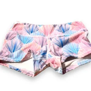 Fleo Pink, Blue & Purple Mermaid Shell Print Low Rise Activewear‎ Shorts Sz S thumbnail 5