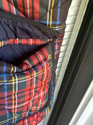 JCrew Women Tartan Plaid Puffer Vest Excursion Red Size S thumbnail 11