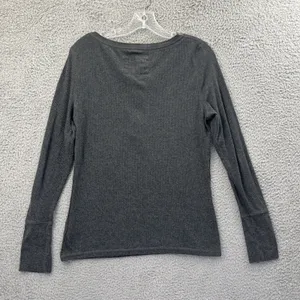 Y2K‎ Aeropostale Long Sleeve Henley Shirt Bella Swan Elena Gilbert Grunge W XL thumbnail 3