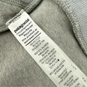 Patagonia Shearling Hoodie Full Zip Grey Sz S thumbnail 12