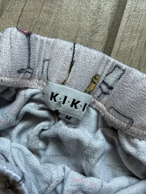 Women’s White Wine Bottle Print Lounge pants Size M thumbnail 2