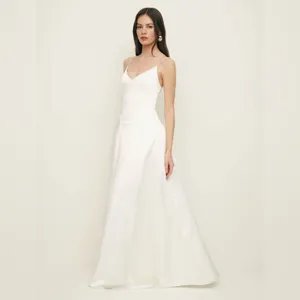⚡️Reformation Icelynn Satin Maxi Wedding Dress Gown, Color Ivory, Size 6, NWT thumbnail 3