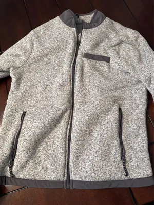 George Zip Up Jacket Gray Size M thumbnail 1
