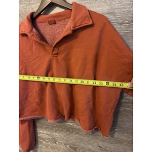 John Galt Sweatshirt Womens One Size Rusty Polo Oversized Lot Brandy Melville M thumbnail 3