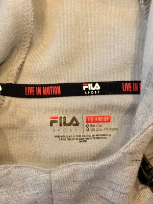 Fila women's small gray oversized sweatshirt MSRP $70 thumbnail 2