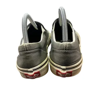 VANS Classic Slip-On Charcoal Gray Unisex Canvas Sneakers Men's 6.5/Women's 8.0‎ thumbnail 6