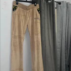 2pc set BCBG MAXAZRIA PANTS &SWEATER WOMENS NEW LARGE CAMEL/RHINESTONE thumbnail 6