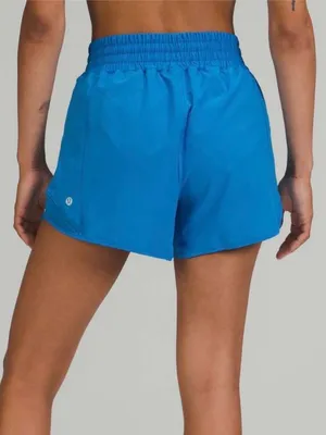 lululemon hotty hot high rise hr lined short 4” long poolside blue 6 W7AYXT thumbnail 1