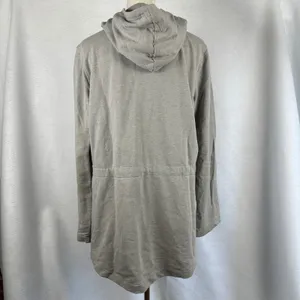Lauren Ralph Lauren Women XL Hooded Anorak Jacket Gray Drawstring Waist‎ Utility thumbnail 4