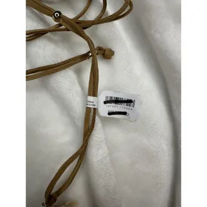 NEW Free People Heatwaves Choker in Top Shell Leather Suede Bohemian Chunky thumbnail 5