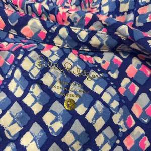 Lilly Pulitzer blue & pink pineapple print dress size Large thumbnail 7