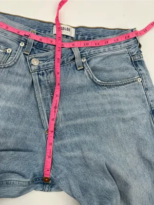 Agolde Criss Cross Upsized‎ Jean in Suburbia sz 27 thumbnail 5