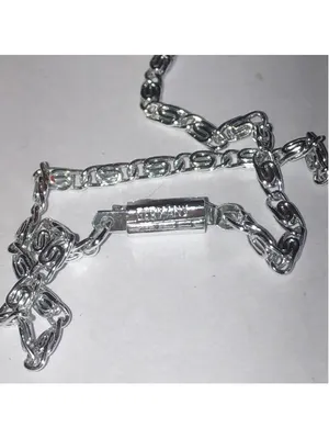 Vintage Silver Tone Lightweight Chain Glass Swan Boho Retro Necklace thumbnail 5