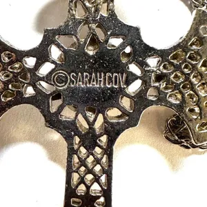 Sarah Coventry crusader cross pendant necklace thumbnail 10