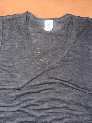 We The Free Black Short Sleeve V-Neck Tee thumbnail 2