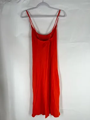 J.Crew Strappy Knit Midi Dress Size Small Orange thumbnail 7