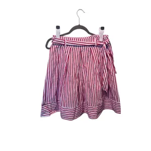 Vintage Forever Medium Red White Striped Mini Skirt Made USA Coquette Twee thumbnail 2