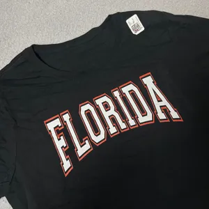 NEW Gildan Florida Graphic T-Shirt Crew Neck Short Sleeve Black‎ Large thumbnail 2