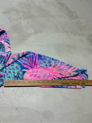 Lilly pulitzer Elsa gypset paradise Pineapple Print Long Sleeve Blouse large thumbnail 3