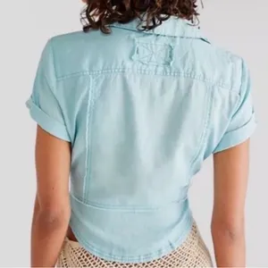 Free People Annabelle Linen Shirt thumbnail 10