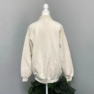 Vintage Lee Creme Simply The Best Grandma Graphic Floral Collar Sweatshirt thumbnail 4