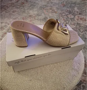 A New Day Tan and gold heels thumbnail 2