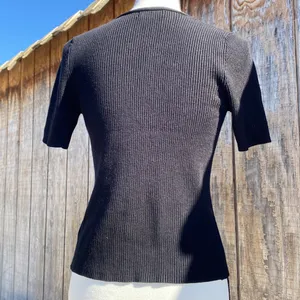 Love Always Medium SS Open Front Sweater with Ties great piece for layering thumbnail 4
