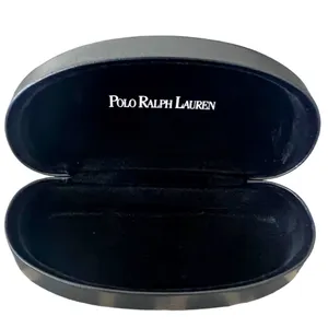 Polo Ralph Lauren Black Hard Shell Sunglasses Eyeglass Case Velvet Lined thumbnail 5
