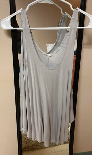 Grey Tank Top Gray Size M thumbnail 1