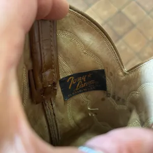 Vintage Tony Lama Tan Leather Women’s Size 7 thumbnail 4