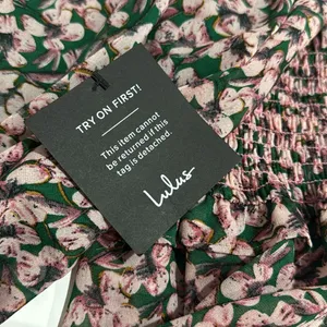 Lulus XL Floral Forever Green and Pink Smocked Skater Dress NWT thumbnail 5