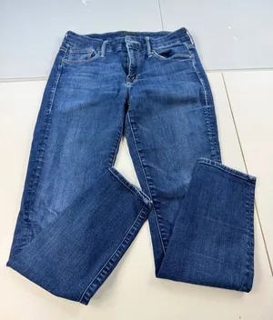 MOTHER The Looker Crop Fitty Skinny Jeans Dark Wash Women's‎ Size 26 thumbnail 1