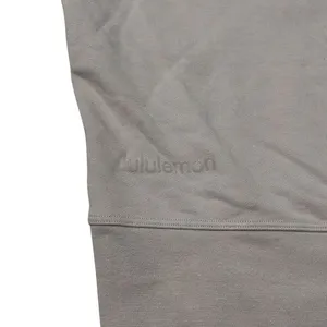 Lululemon Women’s 12 Crewneck Sweatshirt Natural Beige‎ Oversized Cotton Crop thumbnail 6