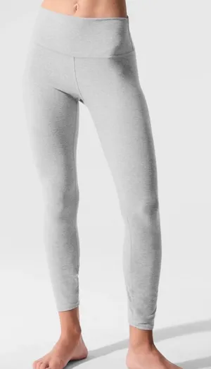 ALO Alosoft High-Waist 7/8 Highlight Legging In Athletic Heather‎ Grey Size XXS thumbnail 1