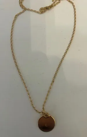 Pandora initial necklace letter L thumbnail 1