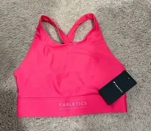 Fabletics Vibrant Pink Sports Bra thumbnail 1