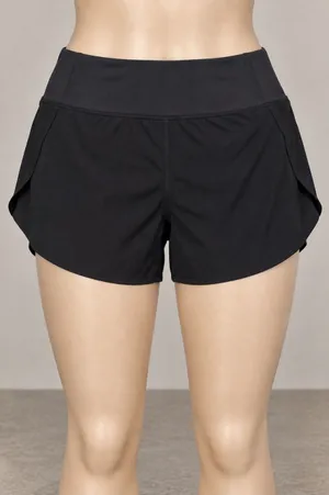 Athleta Run With It 3.5” Shorts Women’s M Black Lined Running Athletic thumbnail 1