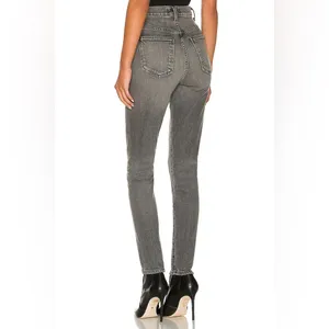 AGOLDE Pinch Waist Skinny Jeans 26 Interlude Black Grey thumbnail 3