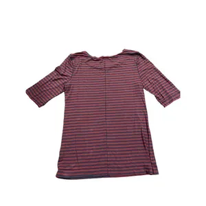 Free People Red Gray Leader Of The Pack Elbow Sleeve Tee Womens M‎ soft stretchy thumbnail 2